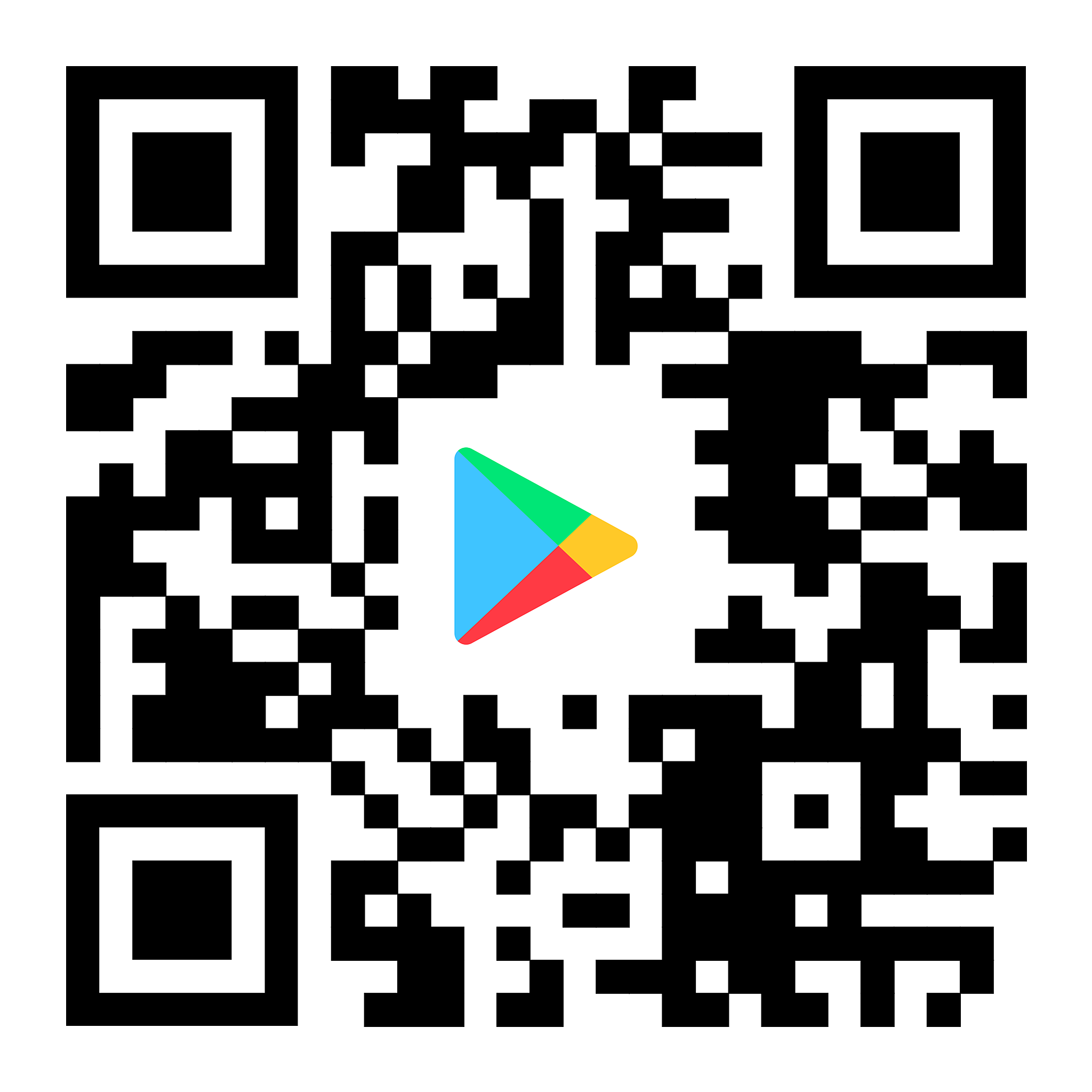رمز QR يفتح صفحة روضتي على Google Play